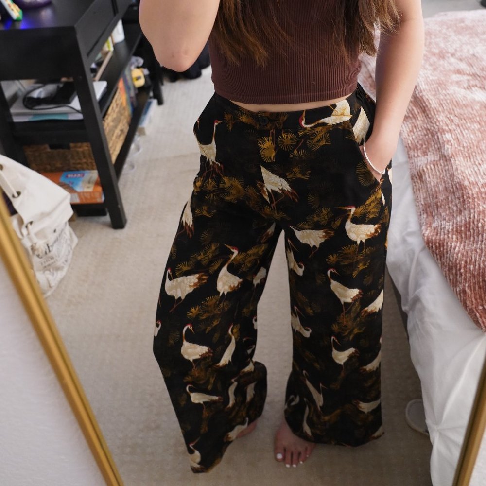 Forever 21 High Waist Crane Pants